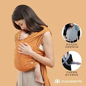 inParents Snug 懷旅揹⼱ - 穿衣式嬰兒安撫揹巾| 快速穿脫 , 柔軟舒適 標準版-麥浪金