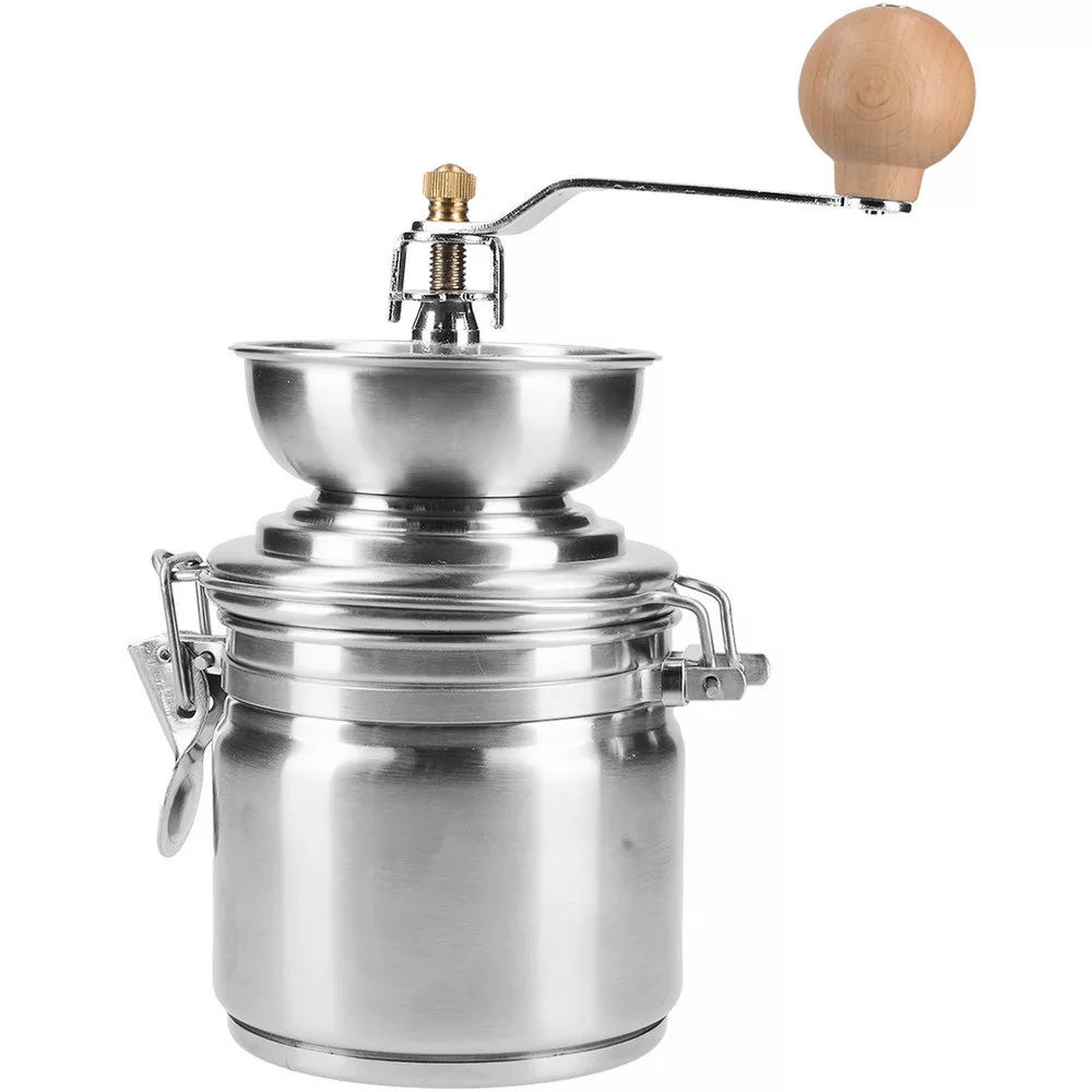 《La Cafetiere》手搖咖啡磨豆機(銀) | 咖啡研磨機 手動磨粉機