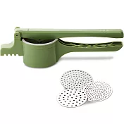 《GHIDINI》Vera壓柄搗泥器(綠) | 馬鈴薯壓泥器