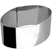 《IBILI》Clasica不鏽鋼塑型環(橢圓8cm) | 點心 慕斯 米飯塑形