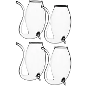 《KitchenCraft》迷你吸血鬼紅酒杯4入(90ml) | 調酒杯 雞尾酒杯 白酒杯