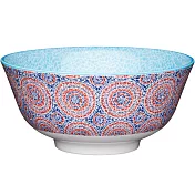 《KitchenCraft》陶製餐碗(圈紋藍) | 飯碗 湯碗