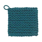 《DANICA》鉤針編織隔熱墊(藍) | 桌墊 鍋墊 餐墊 耐熱墊 杯墊