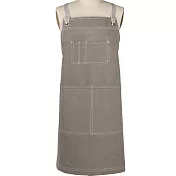 《DANICA》Mason口袋圍裙(灰) | 廚房圍裙 料理圍裙 烘焙圍裙