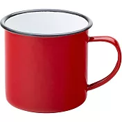 《Utopia》琺瑯馬克杯(紅300ml) | 水杯 茶杯 咖啡杯 露營杯 琺瑯杯
