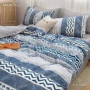 《DUYAN 竹漾》舒柔棉雙人床包被套四件組-青風小築