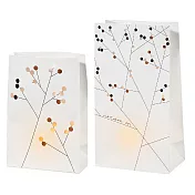 《RADER》鏤空紙袋燭台2件(樹木) | 蠟燭臺 燭座