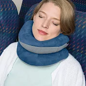 《TRAVELON》3in1環繞護頸枕(藍) | 午睡枕 飛機枕 旅行枕 護頸枕 U行枕