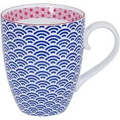 《Tokyo Design》圖騰馬克杯(藍325ml) | 水杯 茶杯 咖啡杯