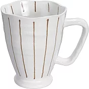 《Tokyo Design》手作馬克杯(直線白380ml) | 水杯 茶杯 咖啡杯