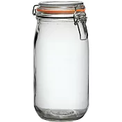 《Utopia》扣式玻璃密封罐(橘1.5L) | 保鮮罐 咖啡罐 收納罐 零食罐 儲物罐
