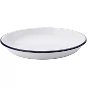 《Utopia》琺瑯深餐盤(藍22.5cm) | 餐具 器皿 盤子