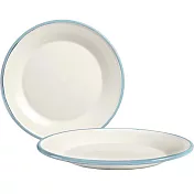 《IBILI》琺瑯餐盤(淡藍18cm) | 餐具 器皿 盤子