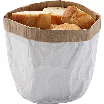 《VERSA》質樸收納袋(白18.5cm) | 環保密封袋 保鮮收納袋