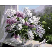 ArtLife藝術生活【DT166】窗台花卉_DIY 數字 油畫 彩繪