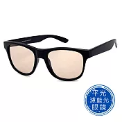 【SUNS】簡約素面圓框 濾藍光眼鏡 抗UV400 【90281】 黑框