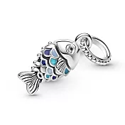 【U】Pandora- 藍鱗游魚吊飾 飾品 #799428C01