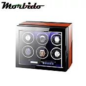 Morbido蒙彼多 觸控式超靜音機械搖錶器/自動上鍊盒 尊爵6錶位