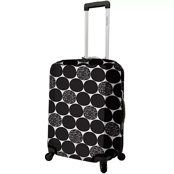 《DQ》24吋行李箱套(黑普普) | 行李防塵袋 收納袋