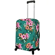 《DQ》24吋行李箱套(花漾綠) | 行李防塵袋 收納袋