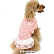 【PET PARADISE】寵物衣服-針織洋裝 粉 SS