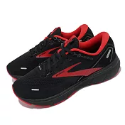 Brooks 慢跑鞋 Ghost 14 GTX 運動 男鞋 防潑水 防震 輕量 路跑 黑 紅 1103681D004 27cm BLACK/RED