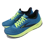 Brooks 慢跑鞋 Hyperion Tempo 男鞋 太陽神節奏 推進加速 平穩型 彈性 藍 黃 1103391D491 26cm BLUE/YELLOW