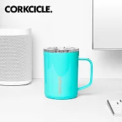 美國CORKCICLE Classic系列三層真空咖啡杯475ml-土耳其藍