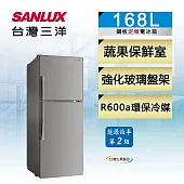 SANLUX 台灣三洋 168L 2級定頻雙門電冰箱 SR-C168B
