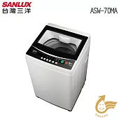 SANLUX 台灣三洋 媽媽樂7kg單槽定頻洗衣機 ASW-70MA