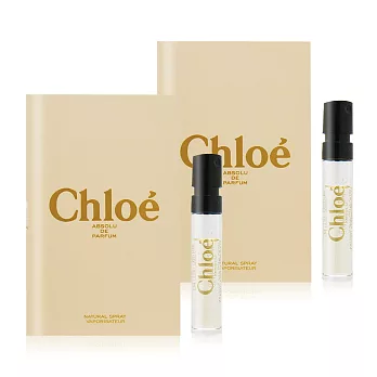 Chloe’ 極緻女性淡香精(1.2ml)X2 EDP-香水隨身針管試香-國際航空版