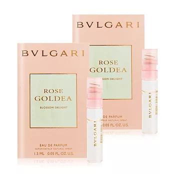BVLGARI 寶格麗 歡沁玫香女性淡香精 Rose Goldea Blossom Delight(1.5ml)X2 EDP-香水公司貨