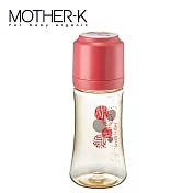韓國MOTHER-K 頂級PPSU奶瓶280ml 石榴紅