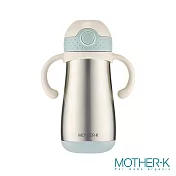 韓國MOTHER-K 頂級不鏽鋼保溫/保冷學習杯350ml 香草薄荷