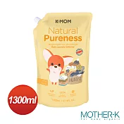 韓國K-MOM 有機植萃衣物柔軟精 補充包1300ml