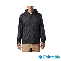 Columbia 哥倫比亞 男款-防小雨風衣 UKE39720BK M 亞規 黑色