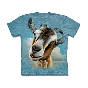 【摩達客】美國進口The Mountain 自然純棉系列 山羊頭  T恤 XL