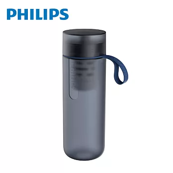 【Philips 飛利浦】 微濾隨身濾水壺+1芯-酷藍 AWP2712BL 酷藍