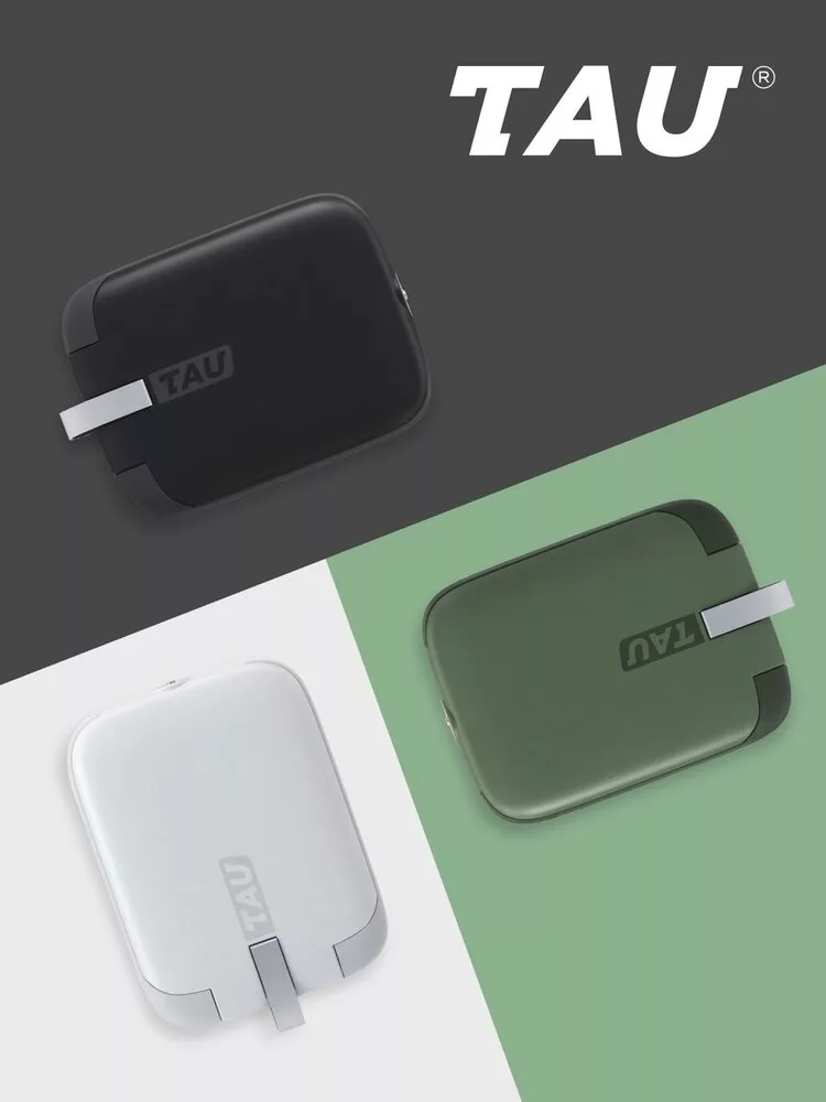 博客來 瑞士 Tau 世界最小的三合一磁吸式鑰匙圈行動電源 3入組 霧忍黑 2 幻影白 1