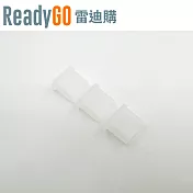 【ReadyGO雷迪購】超實用線材配件USB Type-C公頭接口必備高品質矽膠防塵蓋(透明3入裝)