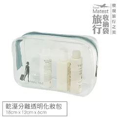旅行玩家化妝包 (透明)可配合盥洗包乾濕分離用