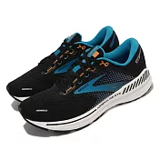 Brooks 慢跑鞋 Adrenaline GTS 22 男鞋 路跑 緩震 輕量 透氣網布 腎上腺素 黑 藍 1103661D034 27cm BLACK/BLUE