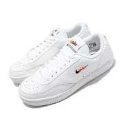 Nike 休閒鞋 Court Vintage 運動 男女鞋 基本款 皮革 簡約 復古小logo 穿搭 白 橘 CW1067100 23cm WHITE/ORANGE