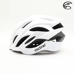ADISI 自行車帽 CS─1050 / 城市綠洲專賣(安全帽 頭盔 腳踏車 折疊車 小折 單車用品) L─XL 亮白