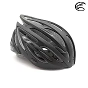 ADISI 自行車帽 CS-6000 / 城市綠洲專賣(安全帽子 單車 腳踏車 折疊車 小折 單車用品) L 霧黑-亮黑