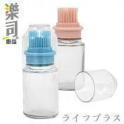樂司/玻璃矽膠油刷瓶-150ml-2入組