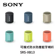 SONY 可攜式防水防塵藍牙喇叭 SRS-XB13 台灣公司貨 藍色