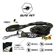 ELITE PET FLASH系列 反光運動牽繩 M-L 黑黃