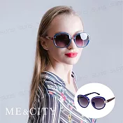 ME&CITY 時尚圓框太陽眼鏡 抗UV400 (ME 120019 F150)