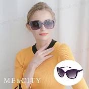 ME&CITY 歐美曼妙女伶鑲花太陽眼鏡 抗UV400 (ME 120020 H232)